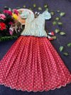 Ajd 8093 Heavy Pure Banarasi Tissue Silk Kids Lehenga Choli